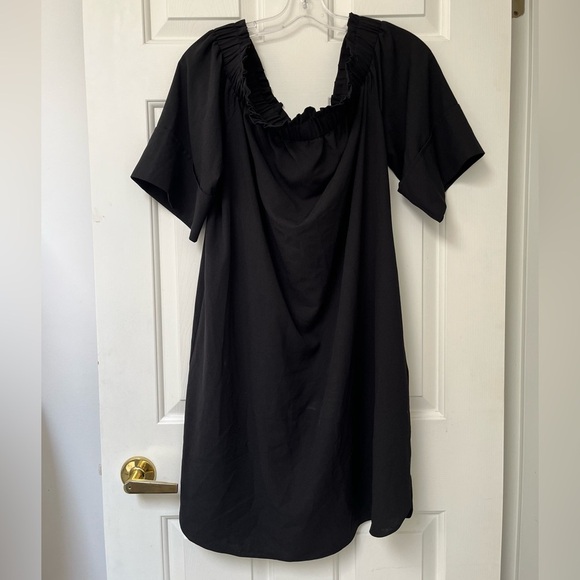 Rachel Roy Off-Shoulder Black Dress 1X - Picture 7 of 14